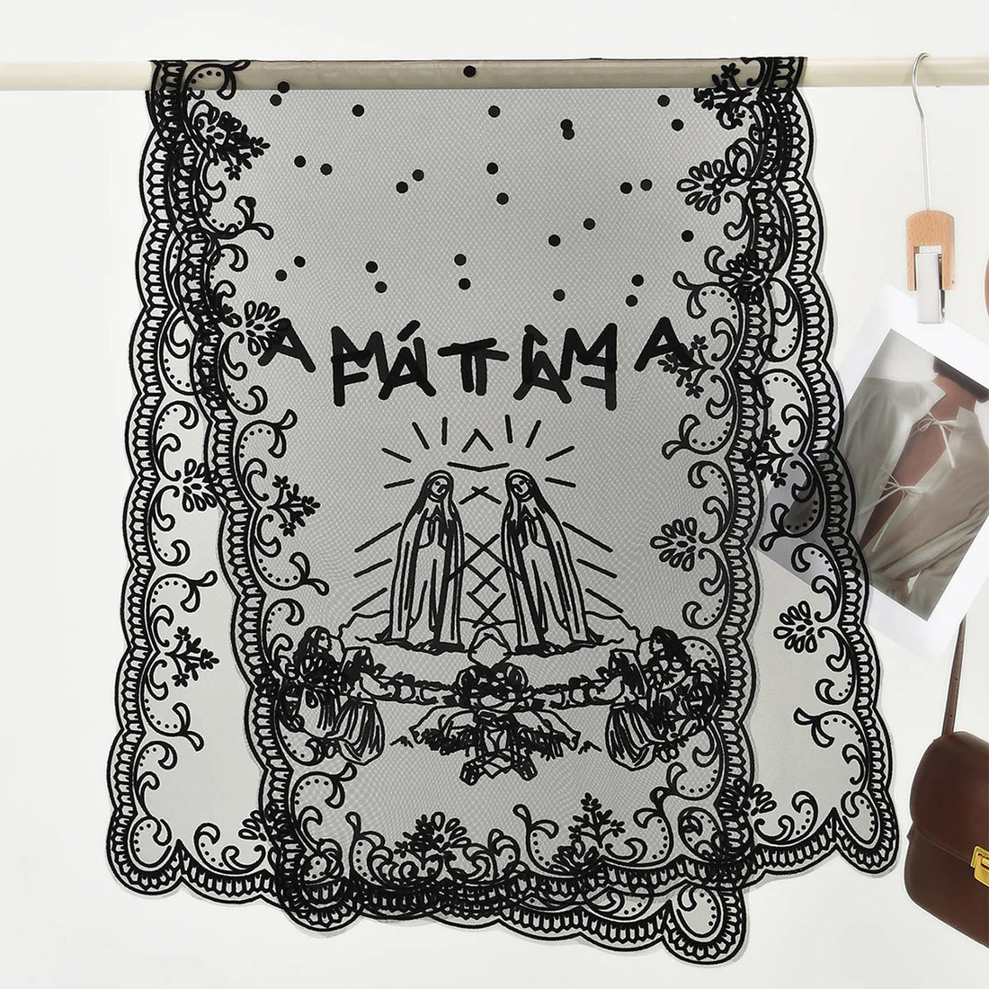Lace Mantilla Veil For Church Spanish Church Head Covering Scarf Shawl For Women Black White Catholic Veils For Wedding Bride as pic 2