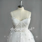 Dideyttawl kochanie długie rękawy Tiul Krótka suknia ślubna mini długość na ramię ślubną suknię ślubną prawdziwe zdjęcie