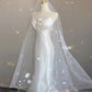 Luxury White Satin Wedding Wedding Trailing Mermaid Maxi Dresses for Bride Elegant Long Prom Evening Ospite Cocktail Party Dress Domande da donna