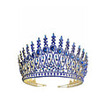 Baroque Queen Crowns For Women Crystal Bridal Tiara Crown For Wedding Pageant Bride Headpiece Party Prom Hair Jewelry Headdress as picture 5
