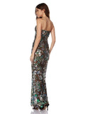 Celebrity Party Dresses For Women Summer Holiday Wear Sexy Sleeveless Embroidery Design Long Gowns