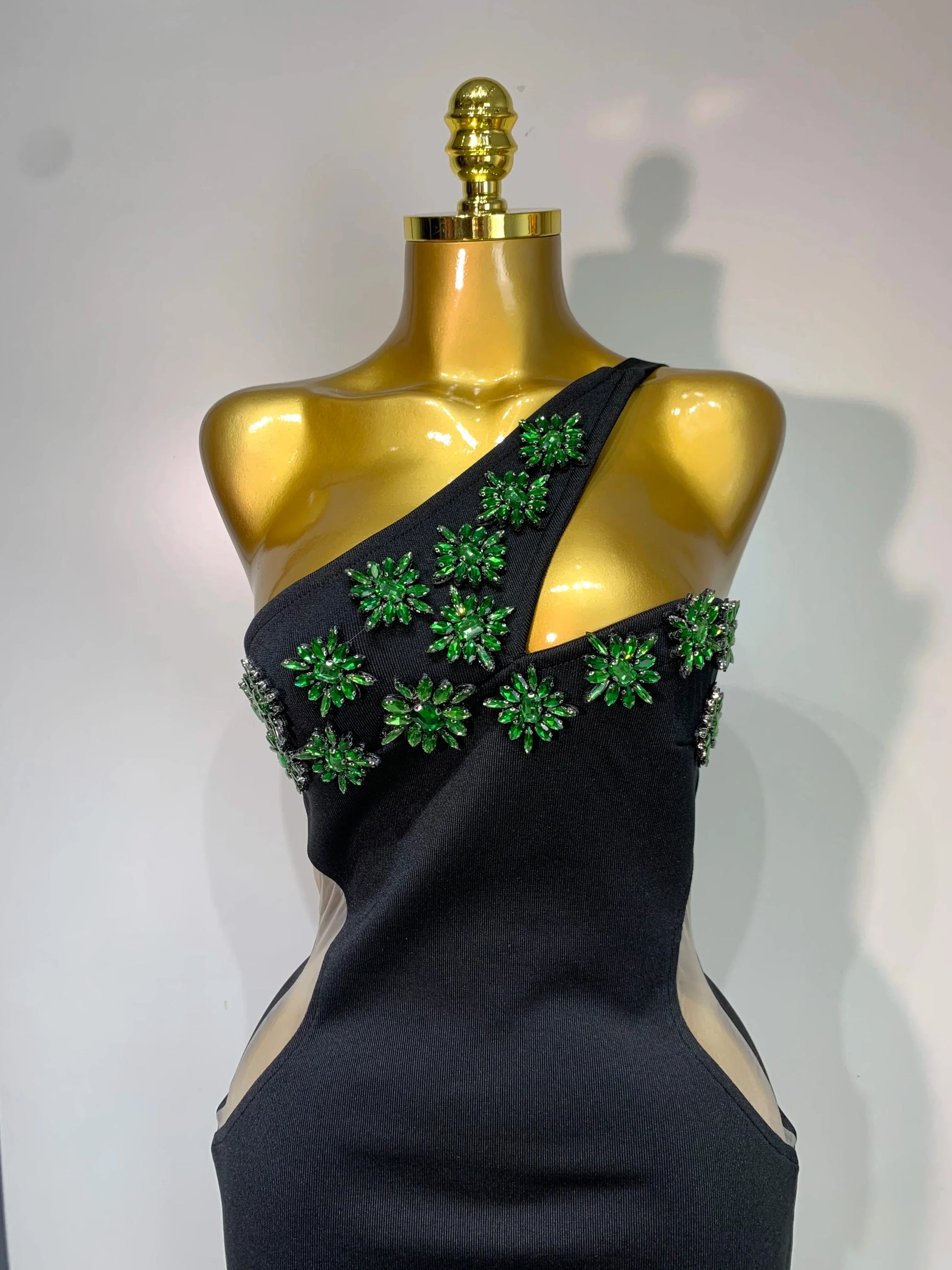 Sparkly Rhinestones Evening Bandage Long Dresses Women Sexy Backless Stretch Elegant Prom Luxury Birthday Gown Club Vestidos