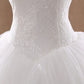 فساتين زفاف فاخرة بيضاء مطرزة بالدانتيل حورية البحر ماكسي للعروس أنيقة عالية الخصر بدون حمالات فستان طويل للنساء