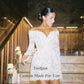 Gaun pengantin mini renda penuh untuk pengantin lengan panjang gaun pengantin formal gaun pesta pernikahan jubah de mariée