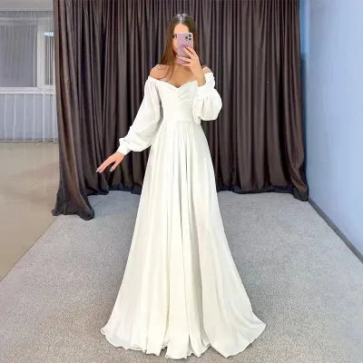 Modest Sweetheart Neckline Mermaid Wedding Dresses Off the Shoulder Bridal Gowns Vestido De Novia Customized Evening Gowns 20w