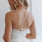 Layers of Tulle with Criss-cross Back Wedding Dress Train Dress Satin  Bow Court Bridal Gown Vestido De Novia Simple Skirt