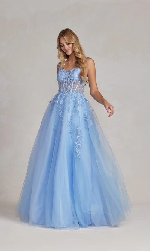 Lace Appliques Prom Dresses Off Shoulder Tulle A-line فساتين السهرة Elegant Sleeveless Floor-Length vestidos verano moda