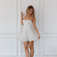 Vestido De Novia Simple White Sassy Skirt Wedding Dress Train Dress Satin  Bow Court Bridal Gown