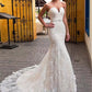 Fascinating Tulle Sweetheart Neckline 2 In 1 Mermaid Wedding Dress with Detachable Skirt Beading Belt Two Pieces Bridal Gowns