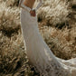 Boho Lace Mermaid Wedding Dresses Long Sleeves Square Neckline Trumpet Bohemian Bridal Gowns Sexy Backless Wedding Gowns