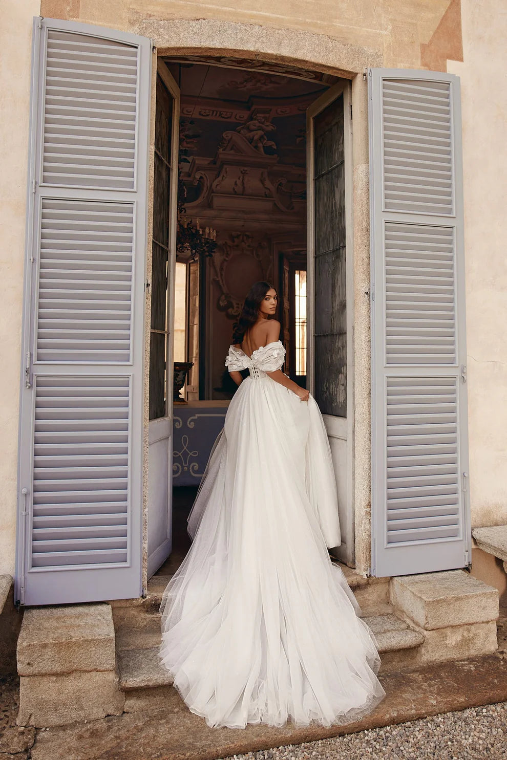 Charmante robe De mariée à épaules dénudées pour femmes, style bohème, avec des Appliques en dentelle, robe De plage personnalisée