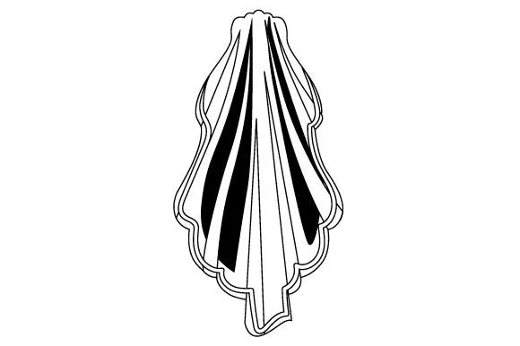Custom Veil with Shape, Color, and Fabric Options