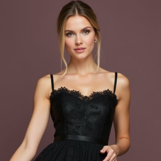 Timeless Black Evening Dress and Prom Dress with a Simple Silhouette for an Effortless Style backless black New Satin
