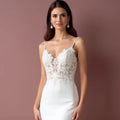 Classic Mermaid Wedding Dress with a Stunning and Romantic Silhouette backless embroidery New Satin