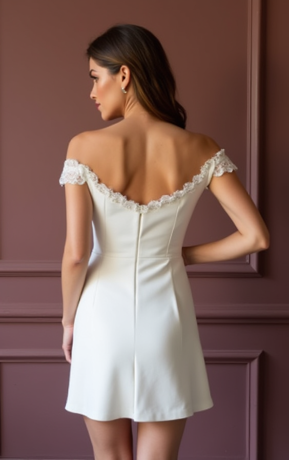 Chic Short Wedding Dress and Mini Dress with Pearl Buttons for a Vintage Touch embroidery New Satin Short Wedding Dress silk