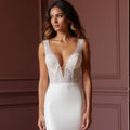 Mermaid Wedding Dress for Glam Brides Who Love a Stunning Silhouette backless embroidery New Satin