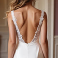 Mermaid Wedding Dress for Outdoor, Summer, and Warm-Weather Weddings backless embroidery New Satin