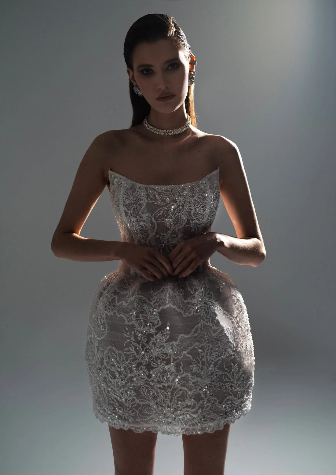 Short Wedding Dress with a Full Skirt and Corset Top Modern Princess White Satin Bridal Gowns Mermaid Vestido De Novia Bow Satin Court Train Mermaid Sleeves Satin