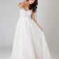 Embroidered & Beaded Vine Lace Wedding Dress Bow Satin Court Train Dress Vestido De Novia Bridal Gown Skirt