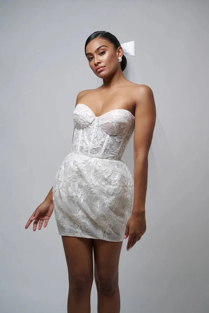 Lantern-Style Skirt Bridal Gown Simple Skirt Wedding Dress Satin Bow Court Train Dress Vestido De Novia Satin