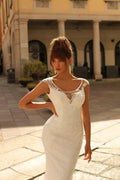 Classic Wedding Gown For Women Appliques Jewel Neck Cap Sleeve Illusion Vestidos De Novia Customised Satin