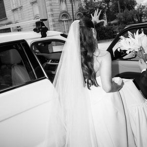 Abiti da sposa lunghi semplici a-line, abiti da spose eleganti senza spalline