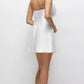 Super Cute Little White Dress Satin Vestido De Novia Court Train Bow Bridal Gown Wedding Dress Skirt Dress