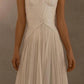 Hojne sukienki ślubne A-Line Sweetheart Pleats Szyfonowe sukienkę dla kobiet Sweet Train Elgenat Bridals Gowns
