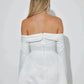 White Cocktail Dresses Boat Neck Stain Mini Prom Dresses A-Line Short Wedding party Dress Special Gowns Club Wear Outfits