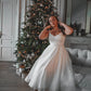 Plus-Size Shiny Wedding Dress Satin Mermaid Princess Bridal Gown Bow Vestido De Novia  Simple Court Train Dress