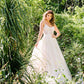 Embroidered & Beaded Vine Lace Wedding Dress Bow Satin Court Train Dress Vestido De Novia Bridal Gown Skirt