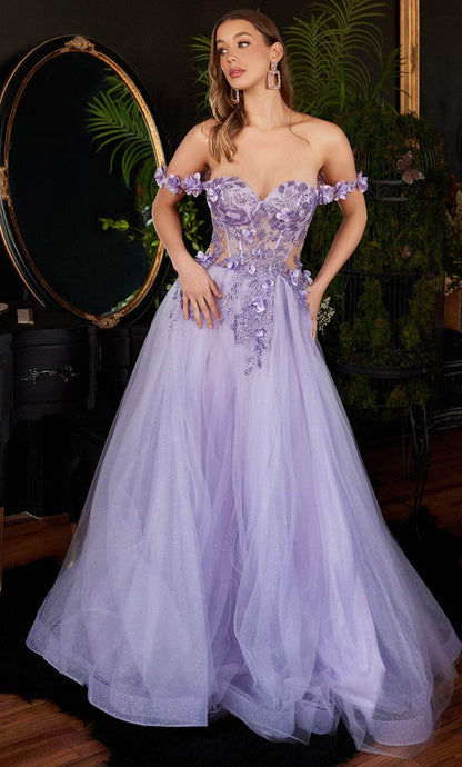 Fairy Off Shoulder Evening Dress 3D Flower Embroid Prom Dress Princess Vestidos De Fiesta Sweet Tulle Vestidos De Noche