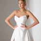 Plus Size Satin Wedding Dress Simple Vestido De Noiva Side Split Elegant Bride Gowns Bridal Dresses