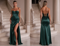 Timeless Evening Dress and Prom Gown with a Flowing Silhouette for an Elegant Look backless New Satin split