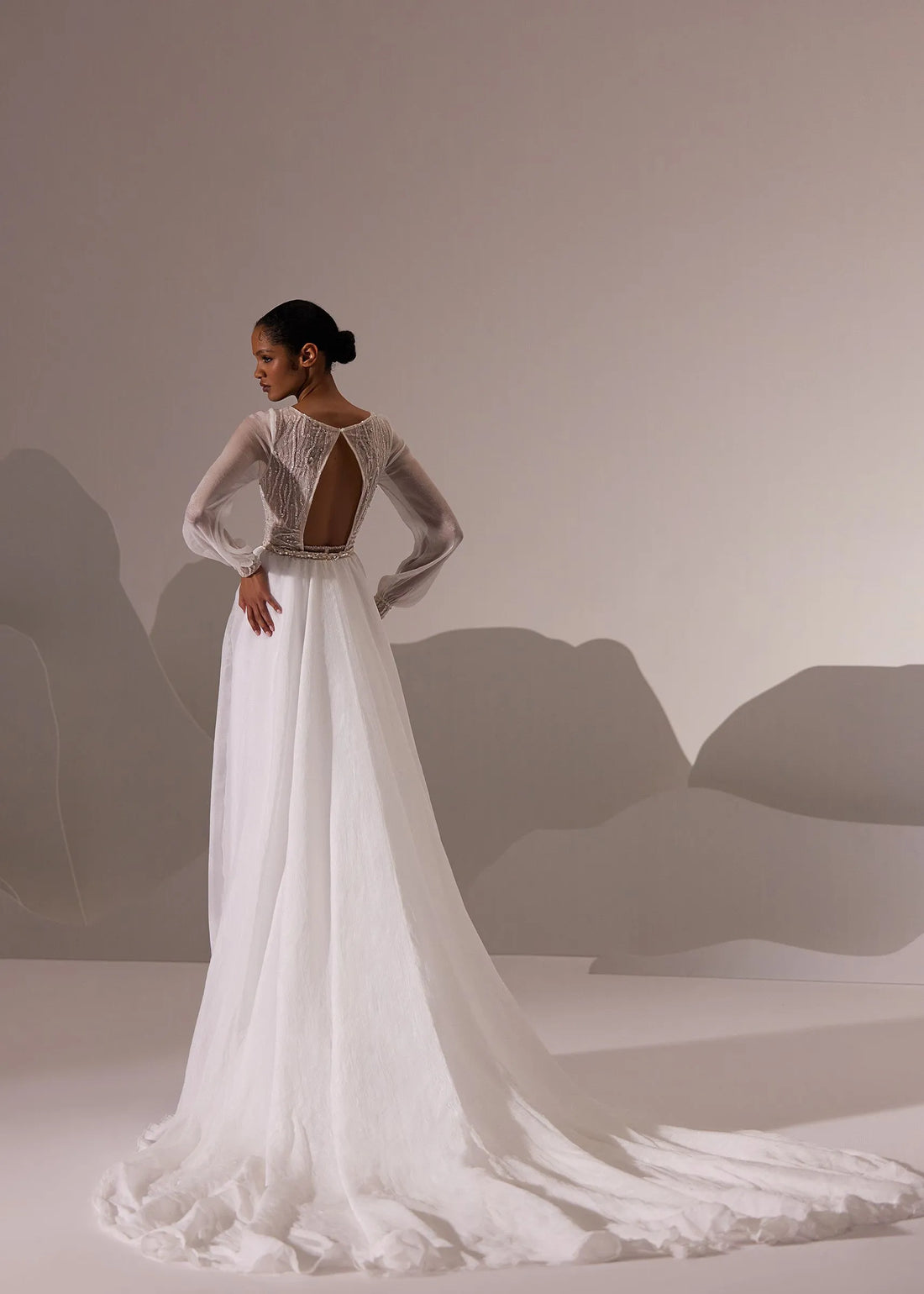 Chiffon Summer Beach Bridal Gown for Bride Robe De Mariee Satin