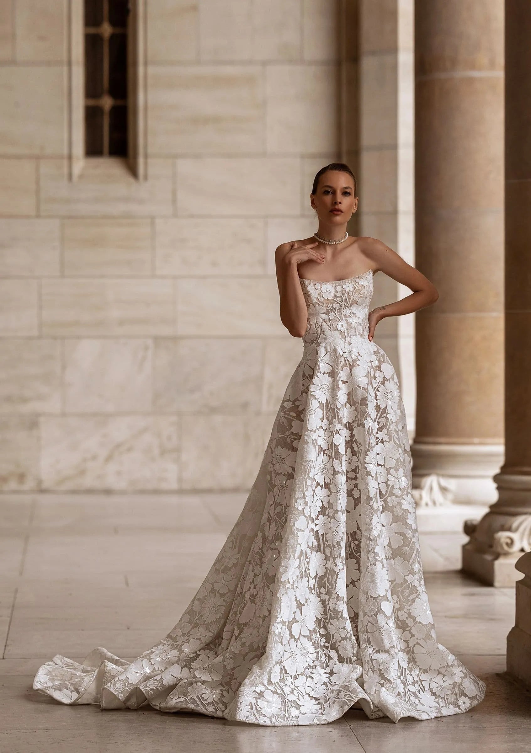 Luxury Floral Lace Boho Wedding Dress Summer Vestidos Bohemian