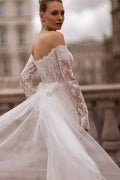 Exquisite Sweetheart Mermaid Wedding Dresses Strapless lace Appliques Court Train Bridal Dresses Satin