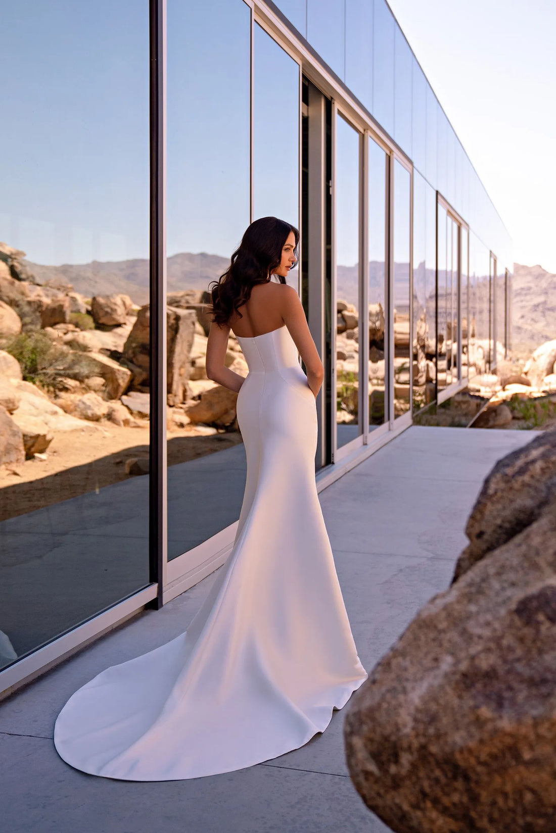 Sweetheart Wedding Dress Mermaid Sweep Train Sleeveless Sweep Train Zipper Back Satin