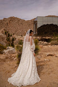 Fairytale Sweetheart Wedding Dress for Woman Bridal Puff Sleeves Lace Appliques Satin
