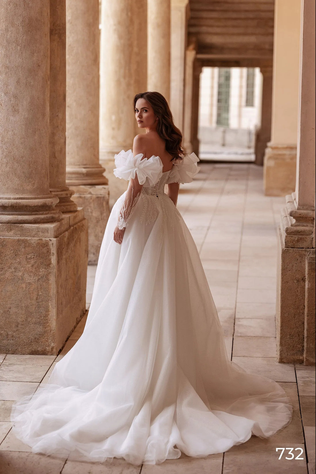 A Line Wedding Dresses Off Shoulder Applique Tulle Sweetheart Bride Dress Bridal Gown Vestido De Novia Satin