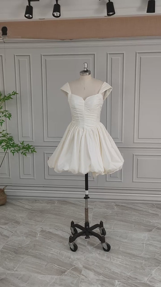 Hochzeit an einer Linie von der Schulter kurz vorne, lange zurück, Boho -Brautkleider