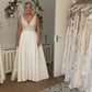 Robe De mariée bouffante en Tulle, style bohémien, manches longues, dentelle, col en V, robe De mariée modeste, robe De soirée De mariage 