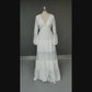 Boho Wedding Dresses Lace Long Sleeves V-neck Backless Sweep Train Pleats Beach Bridal Gowns Bride Dress Vestido De Noiva