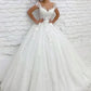 Gorgeous Women's Wedding Dresses A-Line 3D Lace Applique Bohemian Bridal Gowns Princess Formal Beach Party Sexy V-Neck Robe