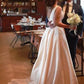 Vintage Princess A Line Wedding Dress with Pocket Floor Lenght Sexy Backless Bridal Gowns Wedding Gown Vestido De Novia