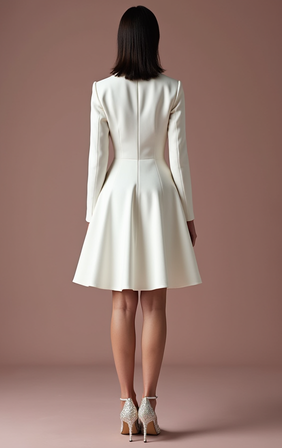 Classic White Mini Short Wedding Dress with a Sweetheart Neckline for a Timeless Bridal Look New Satin white