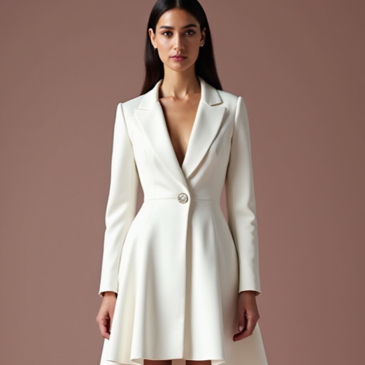 Elegant White Mini Short Wedding Dress with a Draped Skirt for a Luxe and Flowing Look New Satin white