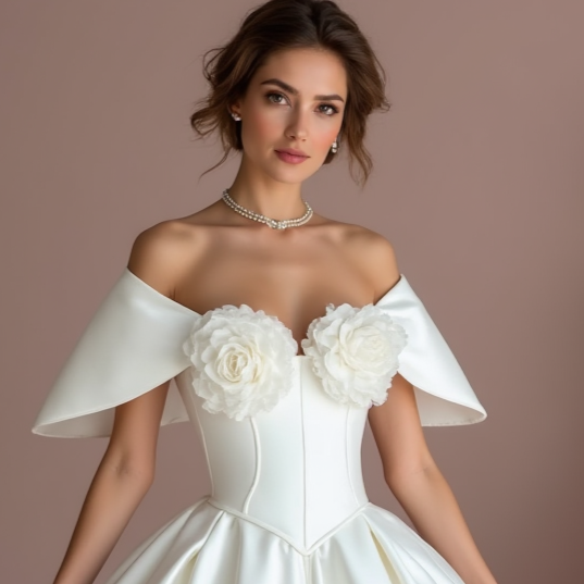 Ultra-Glamorous White Princess Wedding Dress with Crystal Beading and Full Skirt backless New Satin white