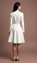 Elegant White Mini Short Wedding Dress with a Belted Waist for a Defined Silhouette New Satin white