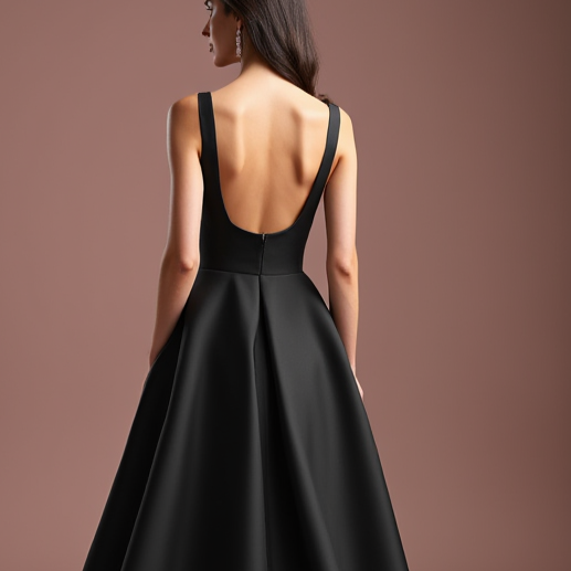 Black Ball Gown Wedding Dress for a Royal and Dramatic Entrance black New Satin split